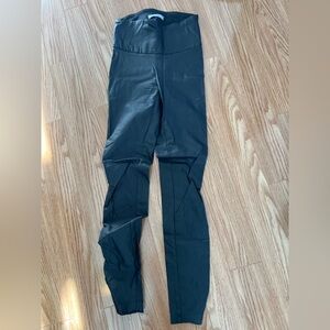 Tyler Madison Black Faux Leather Leggings XS